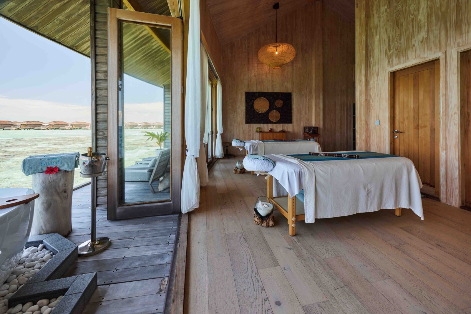 Spa treatment room