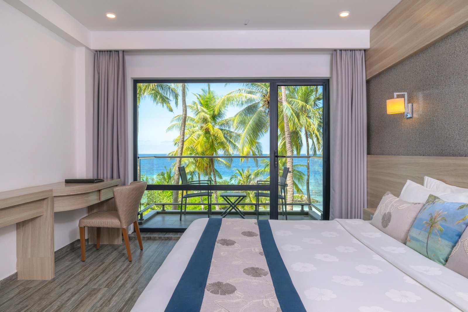 Deluxe Double Room Seaview with Balcony at Kaani Grand Seaview