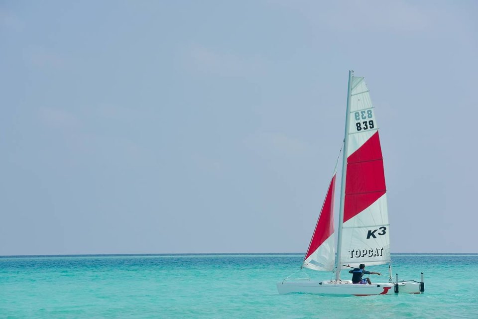 Catamaran sailing
