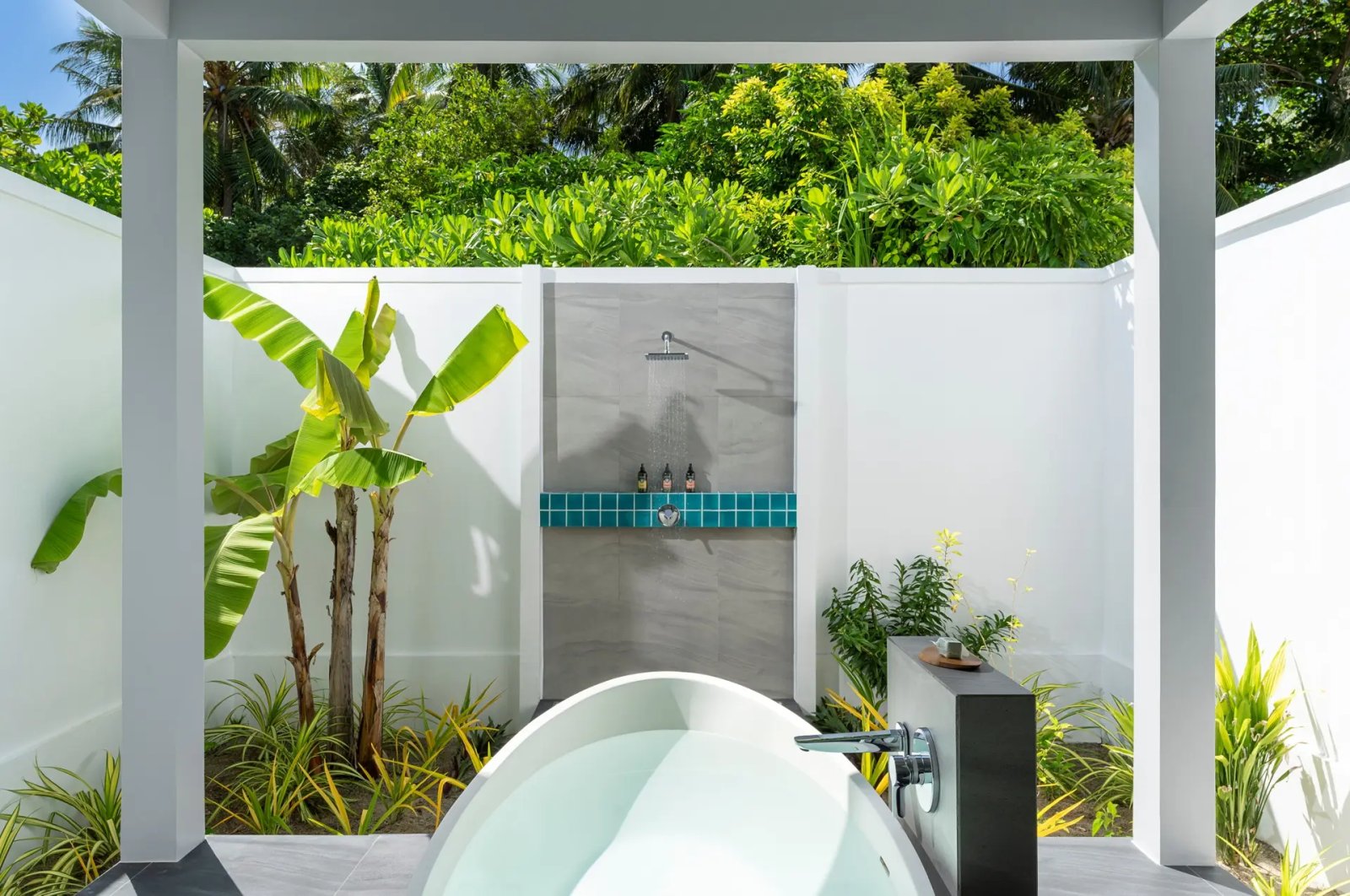 Outdoor bathroom