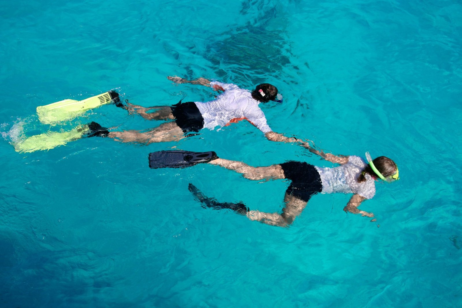 Snorkelling over the house reef