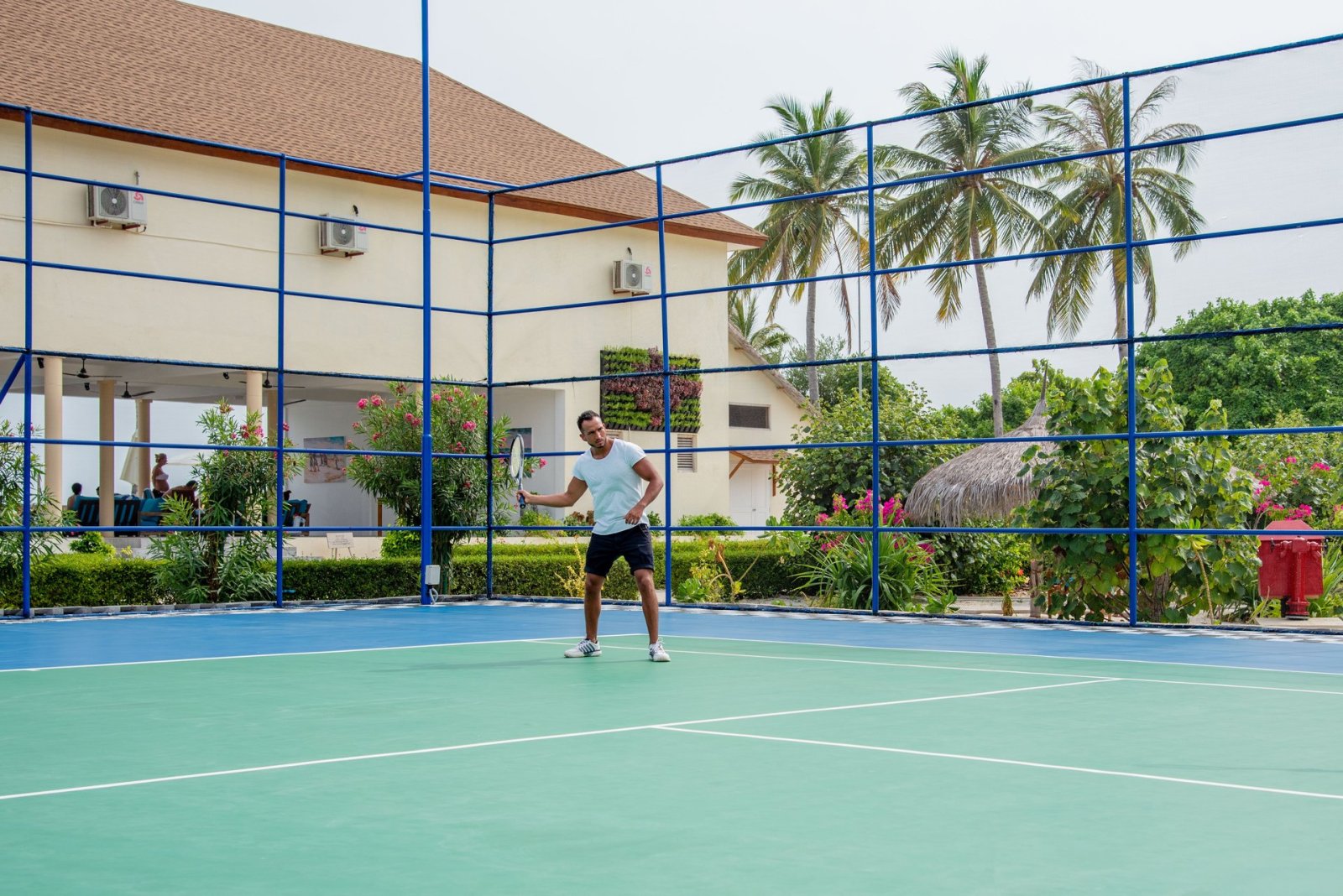 Tennis court at the resort