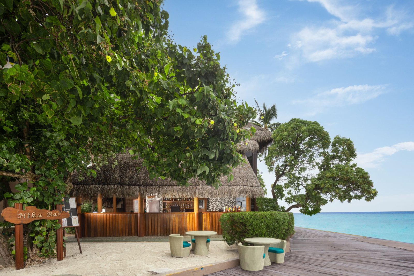 Beachside bar