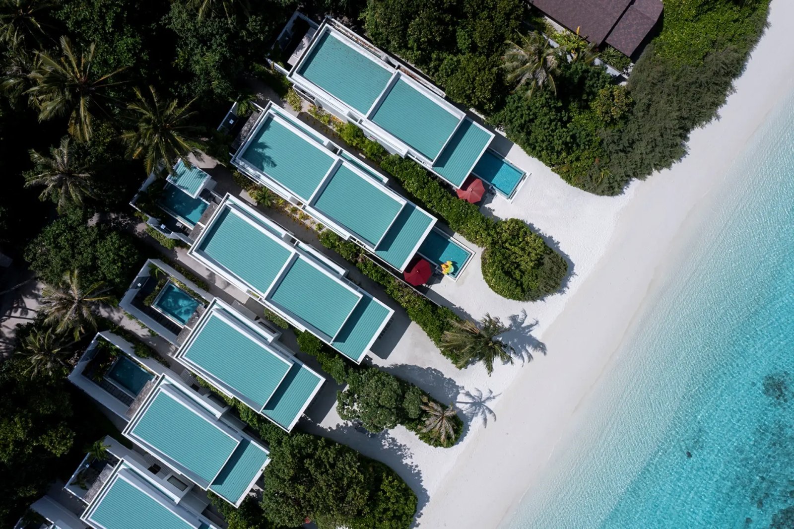 Villas from above