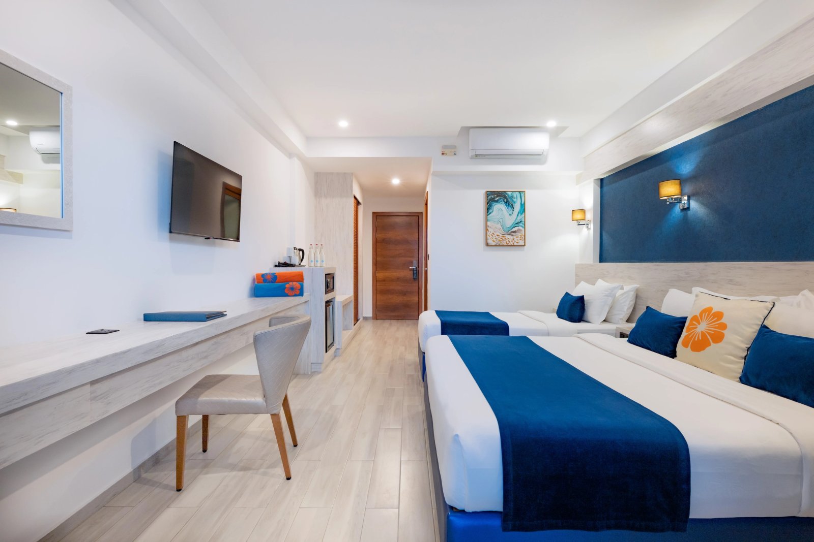 Deluxe Family Room City View with Balcony at Kaani Palm Beach