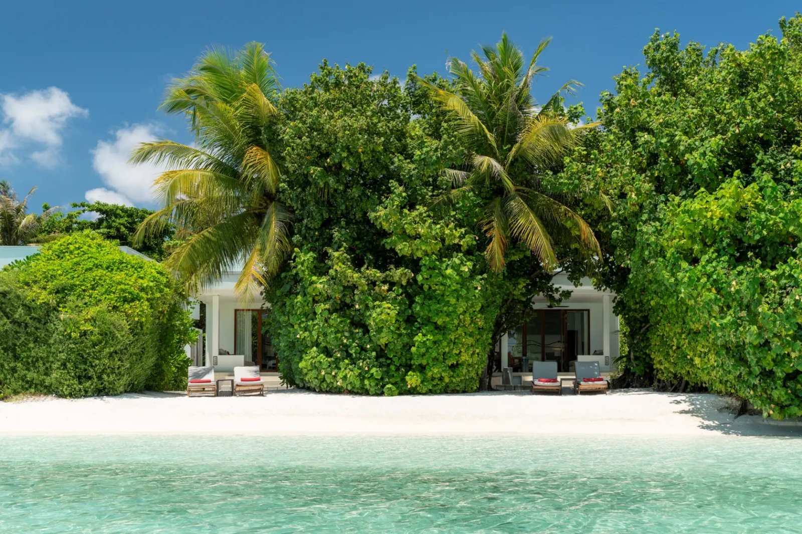 Villa from the beach