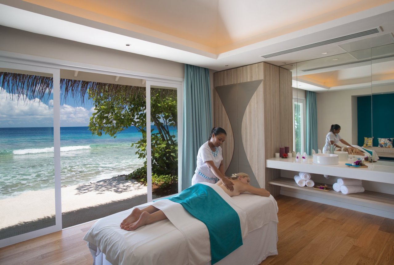 Spa treatment room