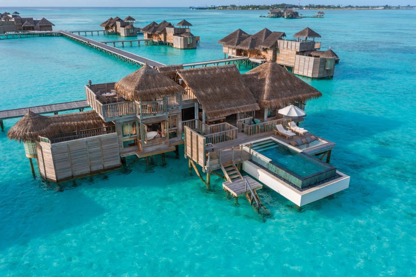 Villa Suite with Pool: aerial view of the villas