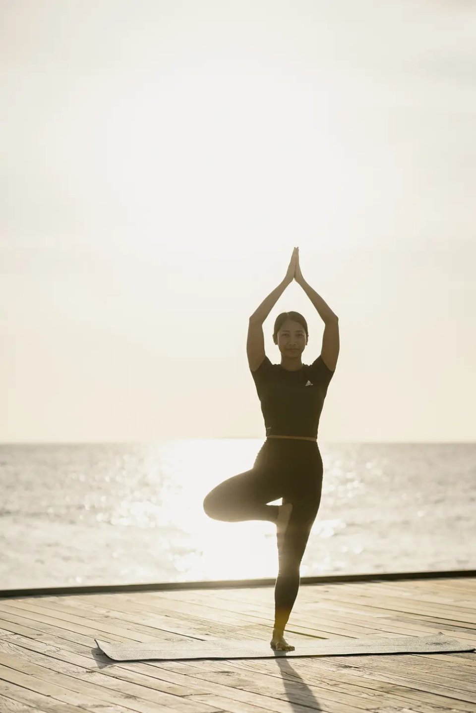 Sunset yoga