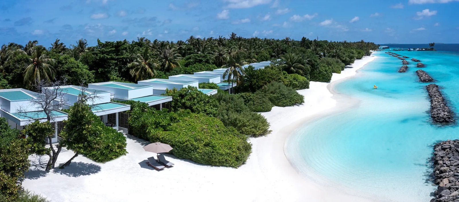 Villas from above